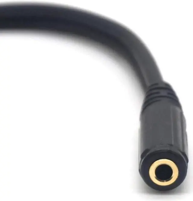 Alt view image 4 of 7 - RCA Cable Stereo Audio Video Adapter 3.5mm Cable Double Female Jack To 2RCA Male Socket 3.5 Y Plug Converter