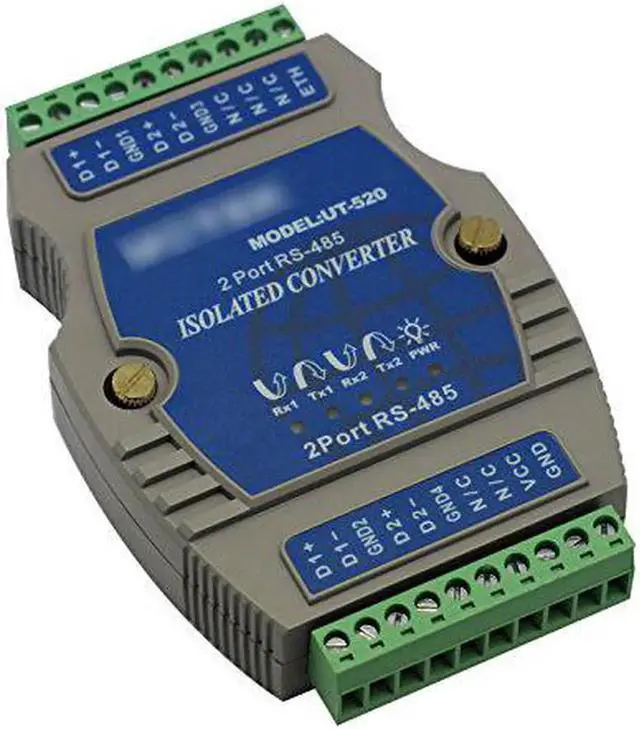 Main image of External-powered 2 Port RS-485 Repeater Rail-mounted PhotoElectric Isolation UT-520