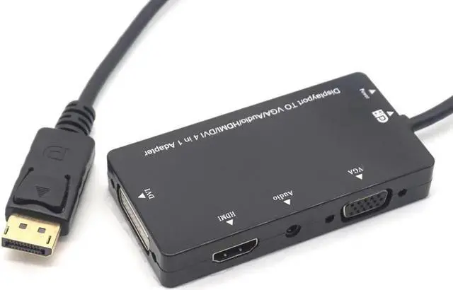Main image of Displayport DP to hdmi DVI VGA Converter DP 4 in 1 Audio USB Cable Multi-function Adapter For PC Computer Monitor Multimedia