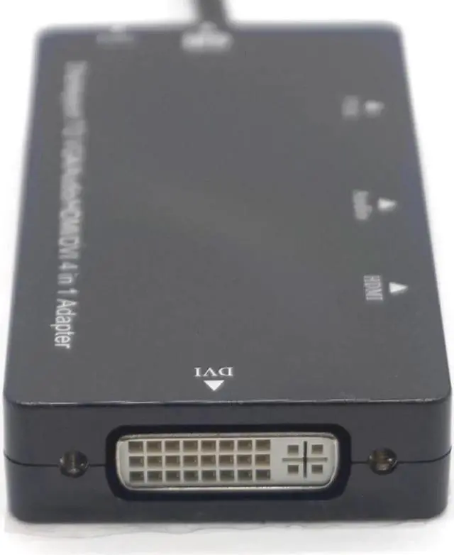 Alt view image 3 of 7 - Displayport DP to hdmi DVI VGA Converter DP 4 in 1 Audio USB Cable Multi-function Adapter For PC Computer Monitor Multimedia
