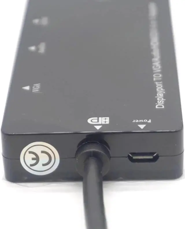 Alt view image 6 of 7 - Displayport DP to hdmi DVI VGA Converter DP 4 in 1 Audio USB Cable Multi-function Adapter For PC Computer Monitor Multimedia