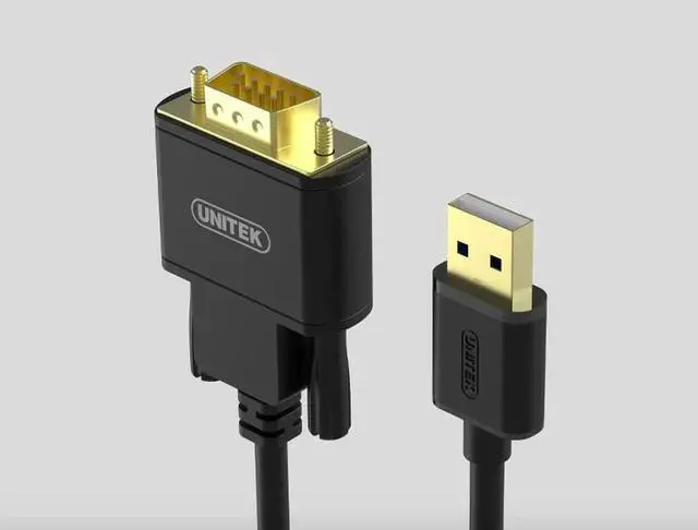 Alt view image 3 of 7 - USB 2.0 to RS232 com Serial DB9 Converter Cable For Win10 WIN8 INDUSTRY
