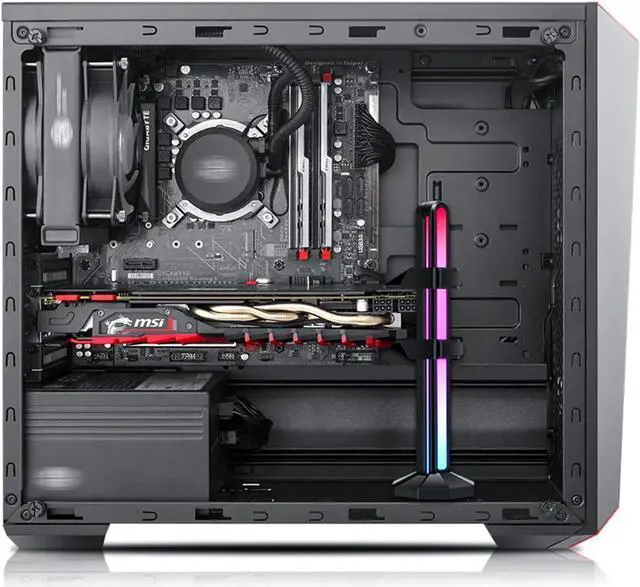 Alt view image 5 of 7 - Graphics Card Bracket vga Holder Jack Desktop Computer Case 5V3Pin ARGB Video Card GPU Water Cooling Kit Support Stand