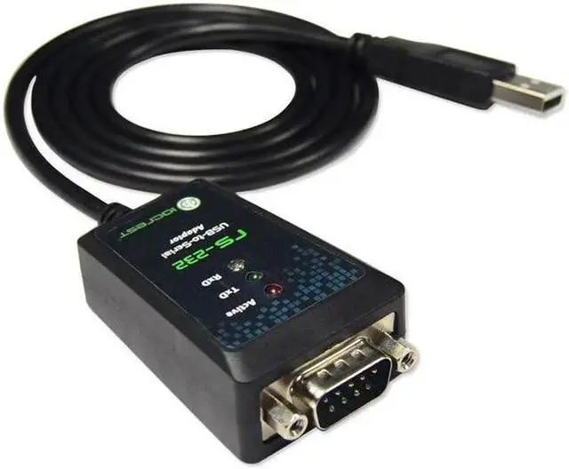 Main image of USB 2.0 to Serial RS-232 DB9 9Pin Adapter Converter Cable FTDI Chipset Length 1M USB TO RS232