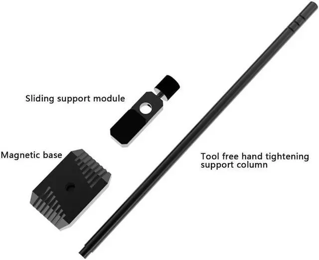 Alt view image 7 of 7 - Aluminum Alloy Graphics Video Stand GPU Support Jack Desktop PC Case Video Cards Holder Bracket Cooling Kit CM-VT192