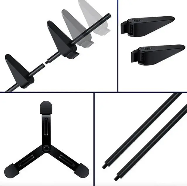 Alt view image 5 of 7 - Universal VGA Graphics Card Holder VGA GPU Graphics Card Holder Adjustable Holds 2 VGA Card