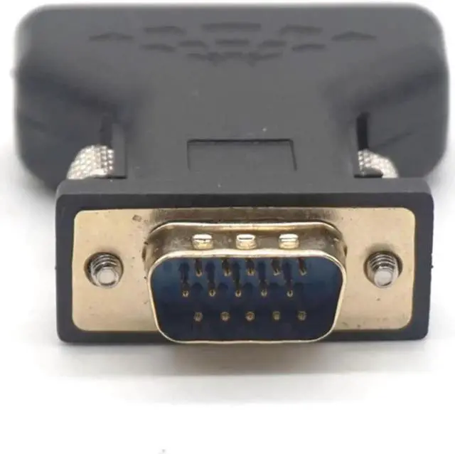 Alt view image 7 of 7 - RCA VGA Connecter Converter 3 RCA RGB Video Female To HD 15-Pin VGA Style Component Video Jack Adapter Plug