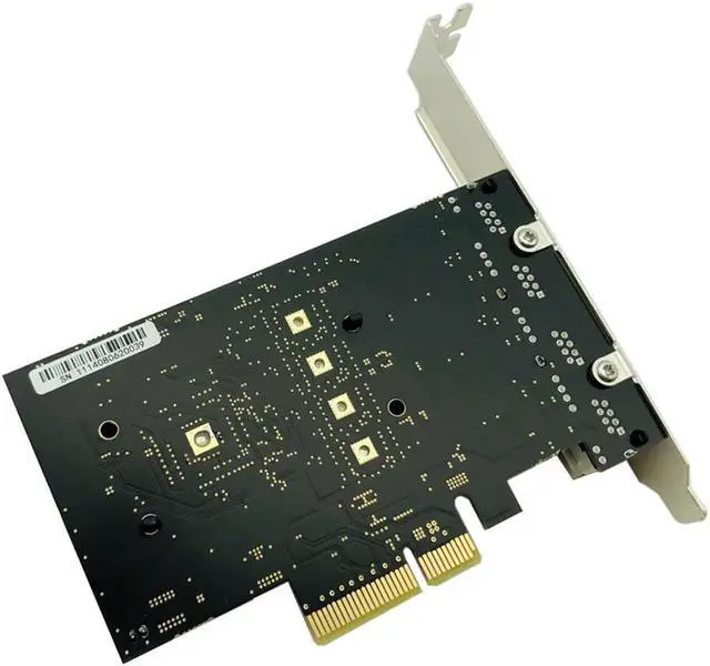 Alt view image 6 of 7 - Network Card RTL8245F Gigabit Ethernet PCI Express PCIE Network card 2.5Gbps LAN Adapter 4 Port RJ45 Network Card for Desktop PC