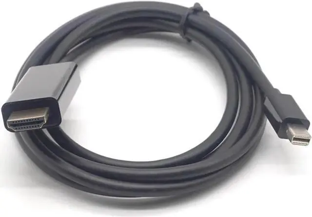 Alt view image 2 of 7 - Thunderbolt Display Mini DP Display Port to HDMI Cable Male to Male Adapter for Macbook Pro Air Projector Camera TV 1.8m(6 ft)