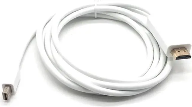 Alt view image 2 of 7 - Mini DisplayPort to HDMI Cable Thunderbolt HDMI Converter Mini DP to HDMI Cable Adapter 1080P For MacBook Pro