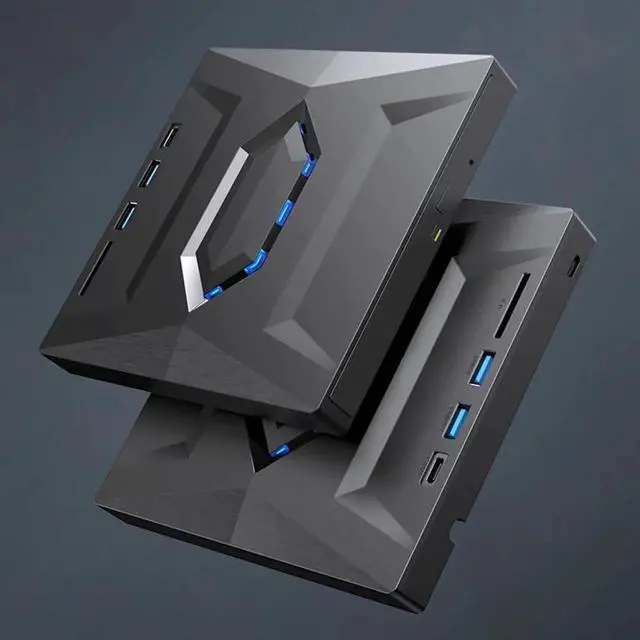 Alt view image 6 of 7 - 5 in 1 USB 3.0 Type C External CD DVD RW VCD Optical Drive with SD/TF Ports DVD Burner CD Writer Super Drive For Laptop Notebook