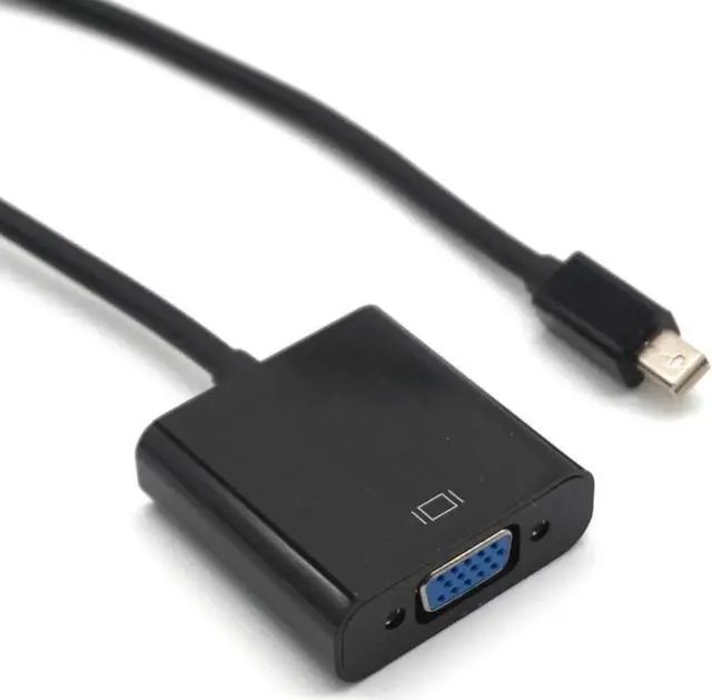 Alt view image 7 of 7 - Thunderbolt Display Port dp Mini DP To VGA Adapter Converter Cable for Apple MacBook Air Pro iMac ThinkPad X1