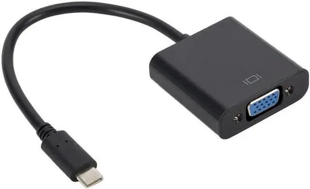 Alt view image 6 of 7 - Type C to VGA Adapter Cable USBC USB 3.1 to VGA Adapter for Macbook 12 inch Chromebook Pixel Lumia 950XL
