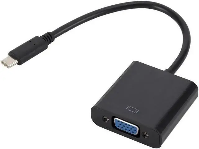 Alt view image 7 of 7 - Type C to VGA Adapter Cable USBC USB 3.1 to VGA Adapter for Macbook 12 inch Chromebook Pixel Lumia 950XL
