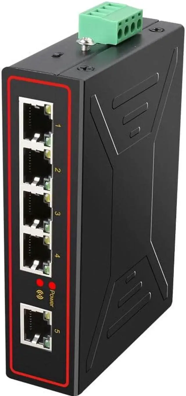 Alt view image 3 of 5 - Port RJ45 Industrial Fast Ethernet Switch Megabit 10/100Mbps Full duplex/Half Duplex lan switch TXE173