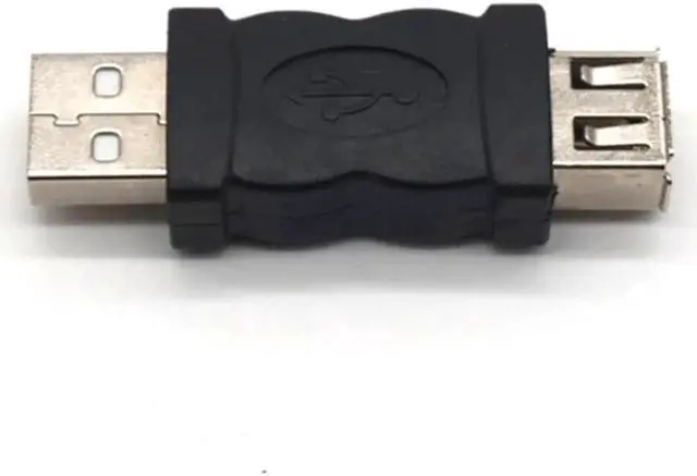 Alt view image 3 of 7 - 2pcs Firewire IEEE 1394 6 Pin Female to USB 2.0 Type A Male Adaptor Adapter Cameras Mobile Phones MP3 Player PDAs Black
