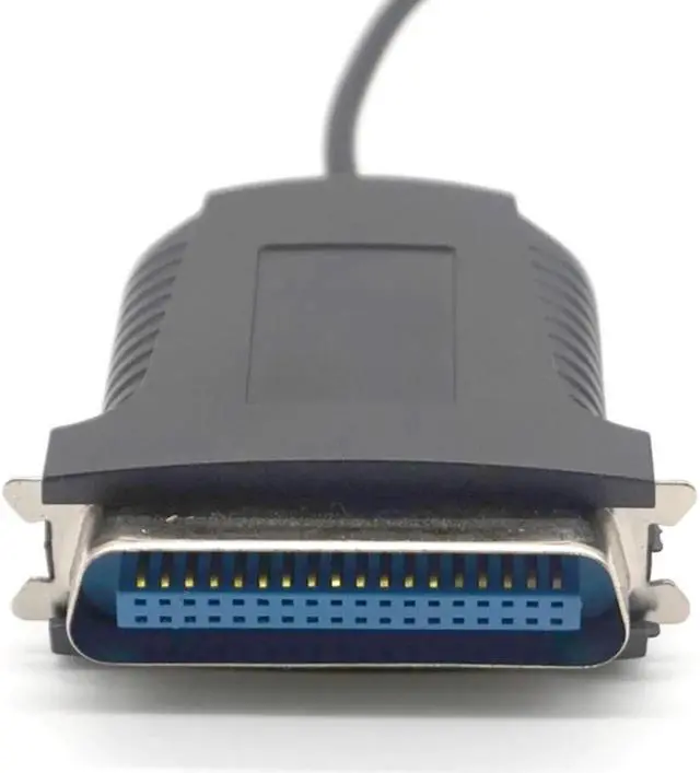 Alt view image 5 of 7 - USB to DB25 Female Port Print Converter Cable LPT Black Usb to 1284 Cable