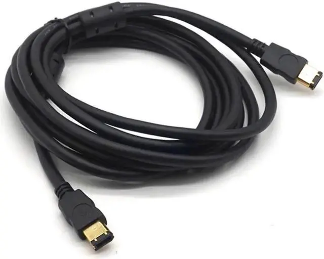 Alt view image 3 of 7 - IEEE 1394A Data Cable IEEE 1394 6P to 6P 6P-6P 6 Pin to 6 Pin Industrial Camera Cable Firewire 400 Mbps /3m(9.84ft