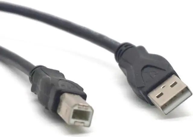 Alt view image 3 of 7 - USB 2.0 Printer Cable High Speed AM to BM Data Scanner Cord Label Printer DAC USB Printer 3M(9.84ft)