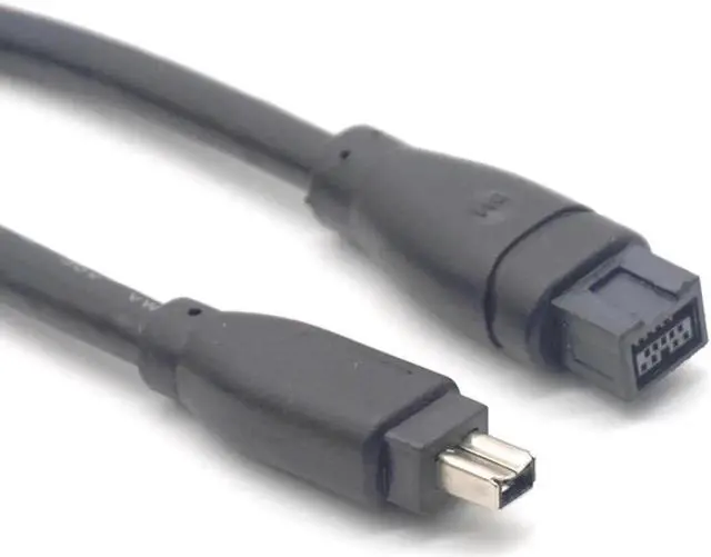 Alt view image 6 of 7 - 9 PIN / 4 PIN BETA FireWire 800 - FireWire 400 9-4 9pin to 4 pin connector Cable IEEE 1394B 1.8m 6FT