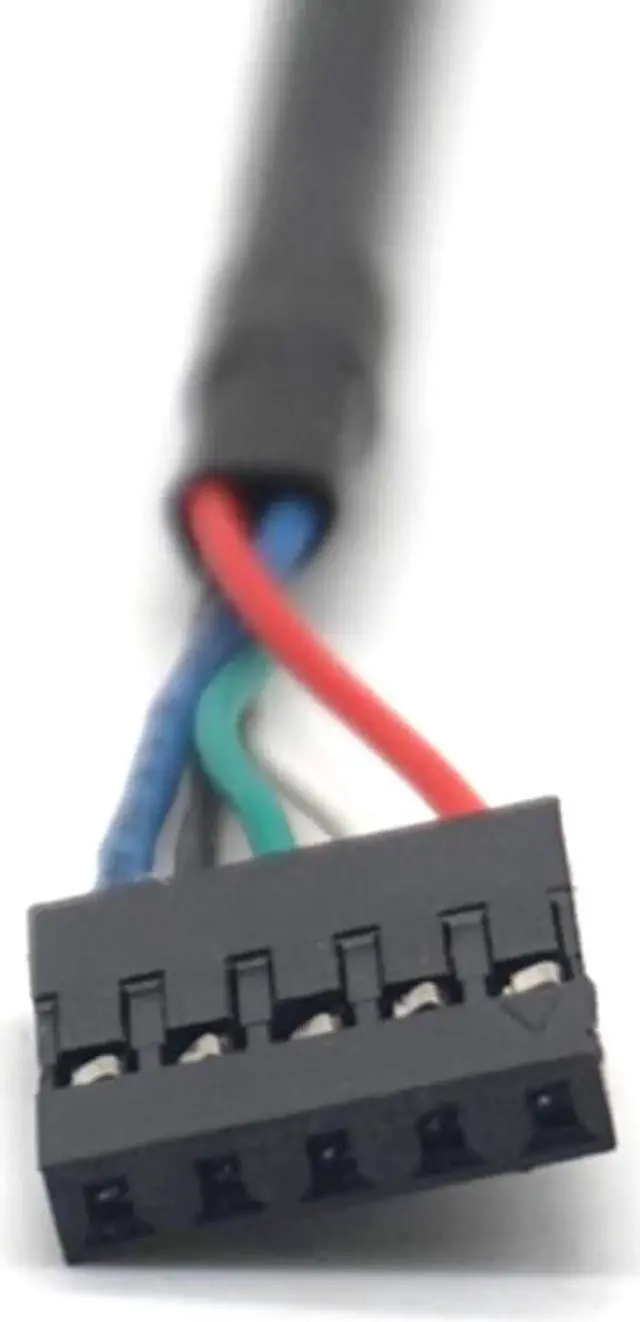 Alt view image 3 of 7 - 2PCS USB 2.0 Type B Male to Dupont 5 Pin Female Header Motherboard Cable For Printer 50cm(1.64ft)