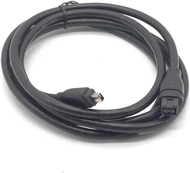 Alt view image 3 of 7 - 9 PIN / 4 PIN BETA FireWire 800 - FireWire 400 9-4 9pin to 4 pin connector Cable IEEE 1394B 1.8m 6FT