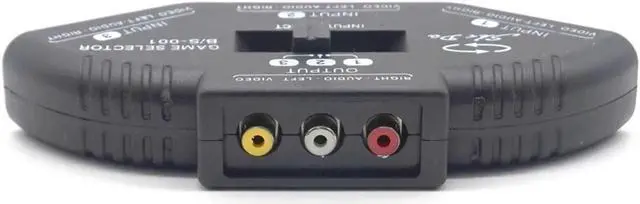 Alt view image 2 of 7 - 3 in 1 Out Audio Video Signal AV RCA Switch Switcher Selector Box Converter Splitter for DVD VCD VCR DV