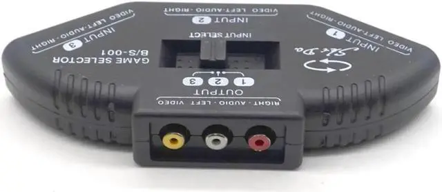 Alt view image 6 of 7 - 3 in 1 Out Audio Video Signal AV RCA Switch Switcher Selector Box Converter Splitter for DVD VCD VCR DV