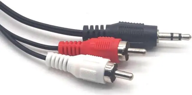 Alt view image 4 of 7 - 3pcs 3.5mm Plug Jack to 2 RCA Male Music Stereo Audio Y adapter Adaptor Cable Kabel Cord AUX for Mp3 Pod Phone TV Sound Speakers
