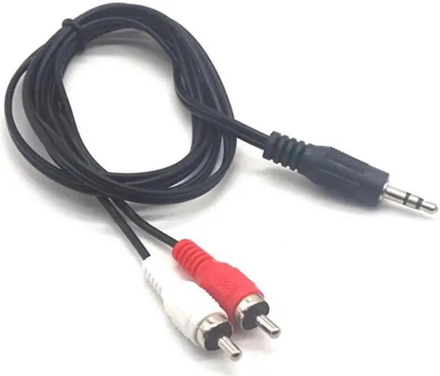 Main image of 3pcs 3.5mm Plug Jack to 2 RCA Male Music Stereo Audio Y adapter Adaptor Cable Kabel Cord AUX for Mp3 Pod Phone TV Sound Speakers