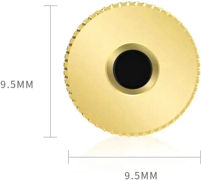 Alt view image 6 of 7 - 3PCS Gold Plated Headphone 3.5mm Female to 3.5 mm Female F/F Audio Adapter Coupler Metal Connector for Earphone