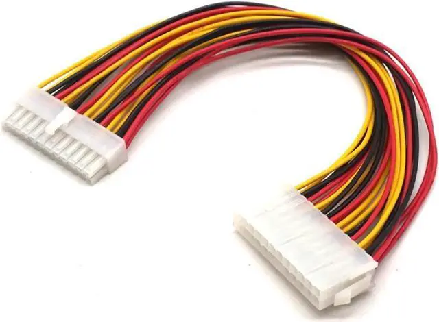 Alt view image 4 of 6 - Supply Extension Cable Internal PC PSU TW Power Lead Connector Wire JETTING New 30CM 1Pcs ATX 24 Pin Male to 24Pin Female Power