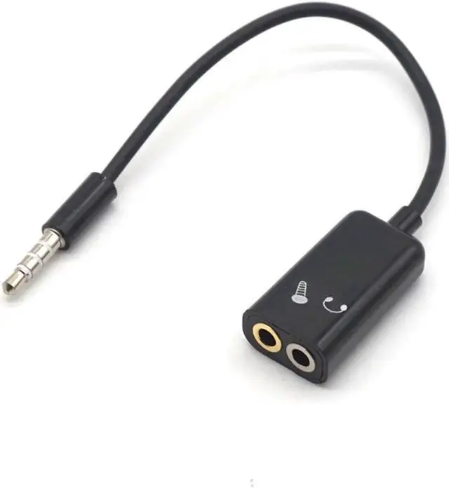 Main image of 2PCS 1 Male to 2 Female 3.5mm Jack Aux Audio Cable Headphone Splitter Cord 3.5mm male to female