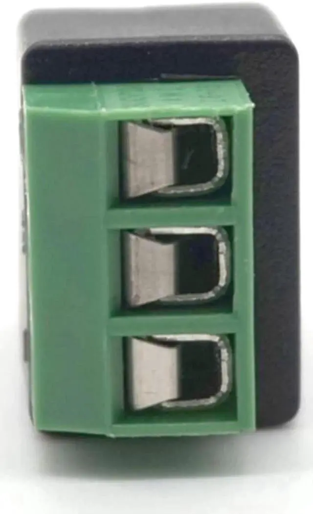 Alt view image 5 of 7 - 3pcs 3.5mm Adapter 3.5 audio mono plug to screw terminal Audio Mono Plug Audio Connector screw conne