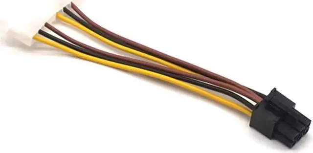 Alt view image 6 of 7 - 10PCS New High Quality Graphics Card Power Cable Dual 4PIN to 6PIN 6P to 4P Adapter Cable Computer Graphics Card Power Cable