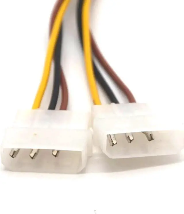 Alt view image 2 of 7 - 10PCS New High Quality Graphics Card Power Cable Dual 4PIN to 6PIN 6P to 4P Adapter Cable Computer Graphics Card Power Cable