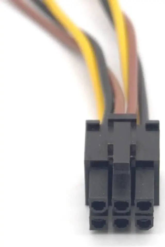 Alt view image 7 of 7 - 10PCS New High Quality Graphics Card Power Cable Dual 4PIN to 6PIN 6P to 4P Adapter Cable Computer Graphics Card Power Cable