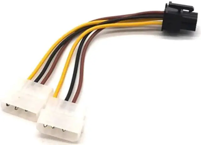 Alt view image 4 of 7 - 10PCS New High Quality Graphics Card Power Cable Dual 4PIN to 6PIN 6P to 4P Adapter Cable Computer Graphics Card Power Cable