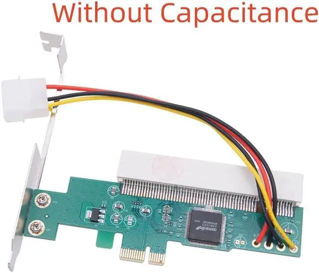 Main image of PCIE to PCI Adapter PCI Express X1 to PCI Expansion Card Riser ASM1083 Chipset PCI-E Converter Adapter with 4Pin Power Connector