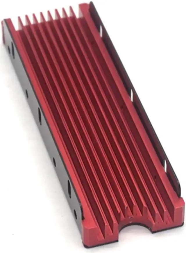 Alt view image 3 of 7 - Cooling Heatsink Radiator for NGFF M.2 Heat Sink Aluminum Sheet Thermal Conductivity Silicon Wafer Cooling M2 NVME 2280