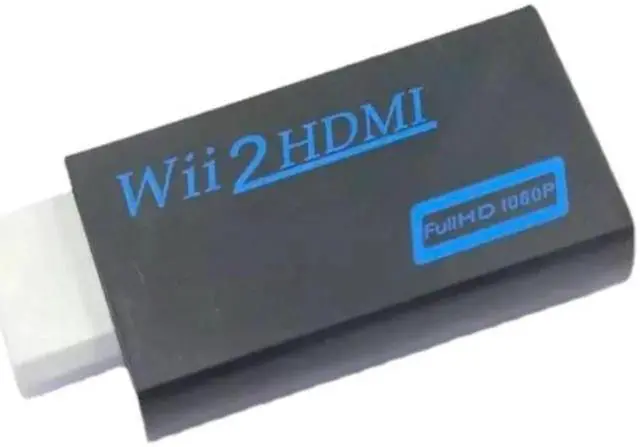 Alt view image 2 of 7 - 1080P Wii To HDMI-compatible Converter Wii2HDMI Converter Audio Output Adapter Full HD 3.5mm Audio For PC TV Monitor Display
