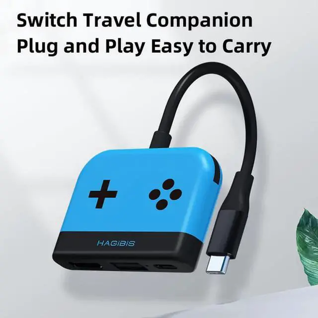 Alt view image 2 of 7 - Switch Dock for Nintendo Switch Portable TV Dock Charging Docking Station Charger 4K HDMI-compatible TV Adapter USB 3.0