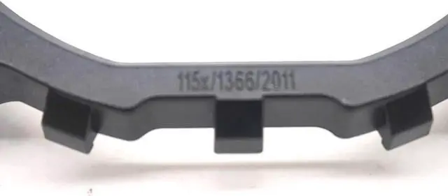 Alt view image 6 of 7 - PC CPU Cooler Mounting Bracket Heatsink Holder Base Backplate Kit For Intel 115X/1366/2011