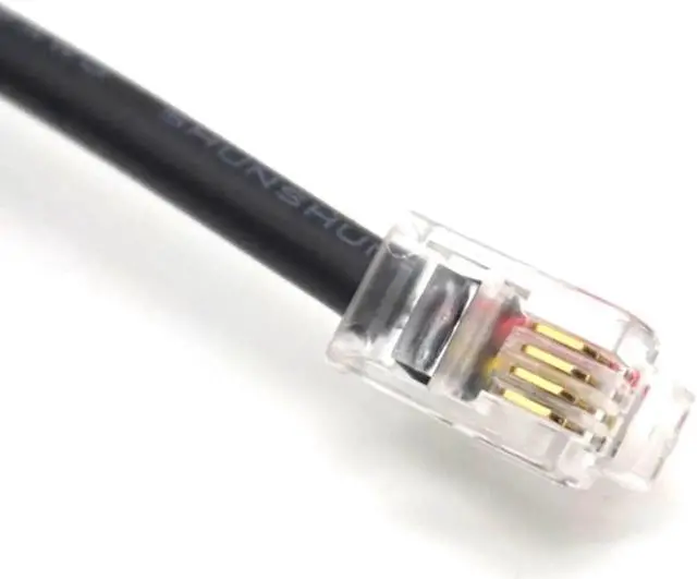 Alt view image 6 of 7 - RS232 DB9 to RJ11 RS232 to RJ12 RJ9 RJ25 RJ45 serial Cable DB9 Female to RJ11 4P4C Cables 1M(3.3 ft)