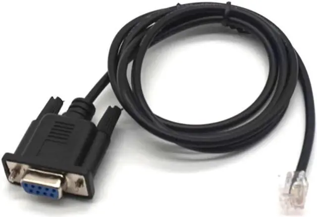 Alt view image 2 of 7 - RS232 DB9 to RJ11 RS232 to RJ12 RJ9 RJ25 RJ45 serial Cable DB9 Female to RJ11 4P4C Cables 1M(3.3 ft)