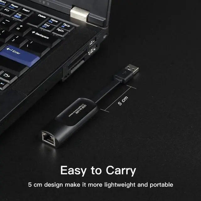 Alt view image 4 of 7 - 2500Mbps Ethernet USB3.0 to RJ45 2.5G Type C to RJ 45 Wired Adapter Lan Network USB HUB For Win10/8/7/11 MacBook iPad Laptop PC