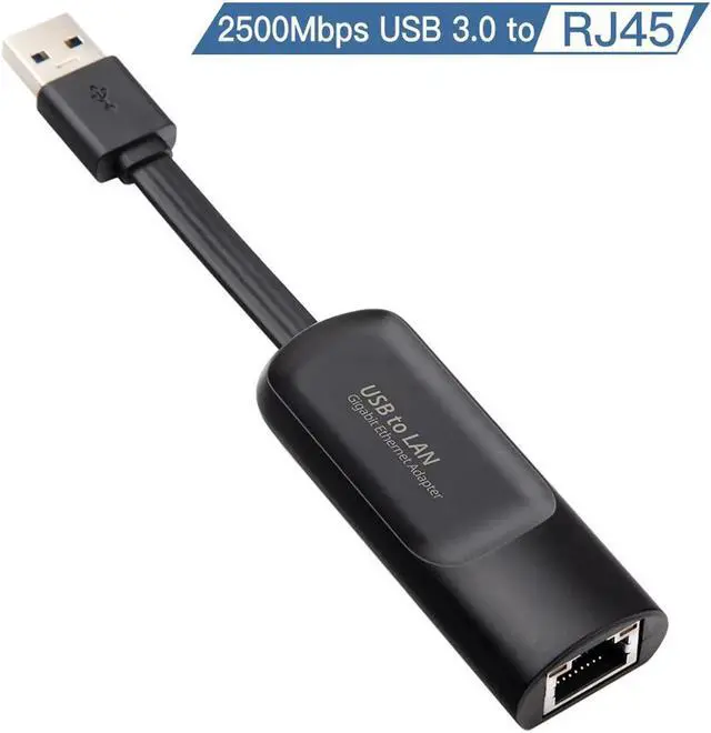 Main image of 2500Mbps Ethernet USB3.0 to RJ45 2.5G Type C to RJ 45 Wired Adapter Lan Network USB HUB For Win10/8/7/11 MacBook iPad Laptop PC