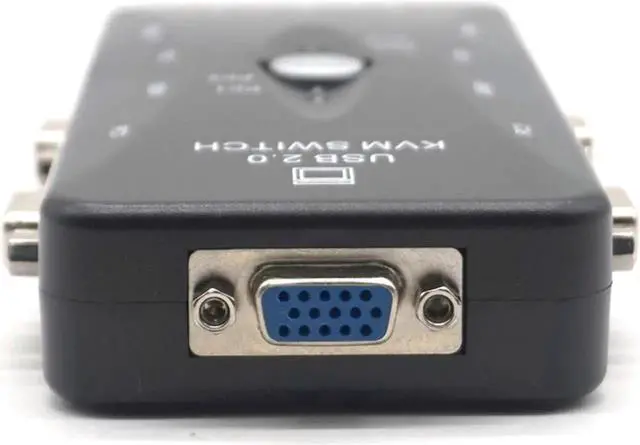 Alt view image 6 of 7 - 4 Ports USB2.0 KVM Switch Selector VGA Print Auto Switch Monitor Box VGA Splitter KVM Switch