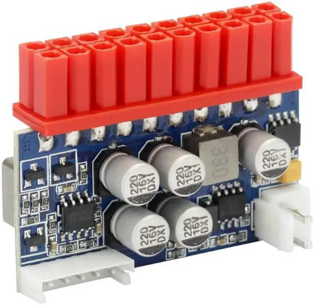 Alt view image 5 of 7 - DC-ATX 90W Mini ITX Inline Power Module Conversion Board 12V Low Power 20PIN Power Supply Module With Cable