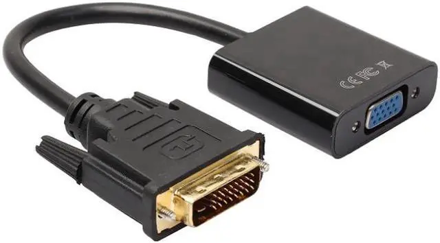 Alt view image 3 of 5 - DVI Male to VGA Female Adapter Full HD 1080P DVI-D to VGA Adapter 24+1 25Pin to 15Pin Cable Converter for PC Computer
